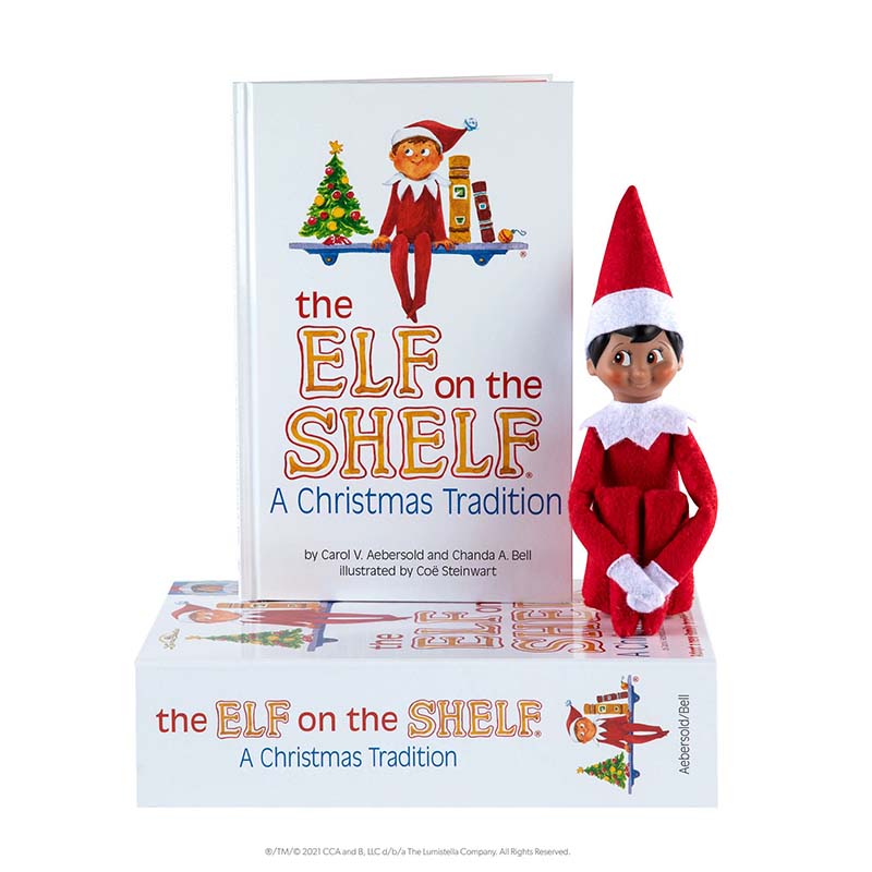 The Elf on the Shelf® A Christmas Tradition Book Set with Dark Skin Tone Boy Elf