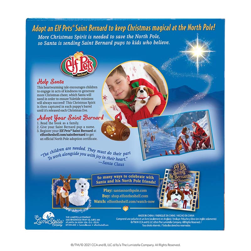 Elf Pets®: A Saint Bernard Tradition