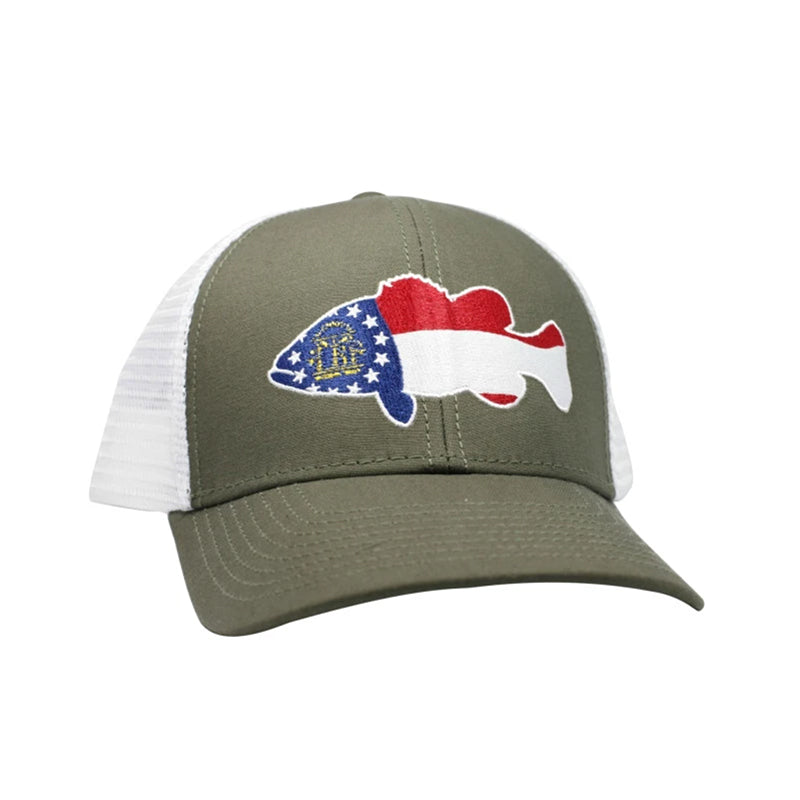 green Largemouth Bass Trucker Hat