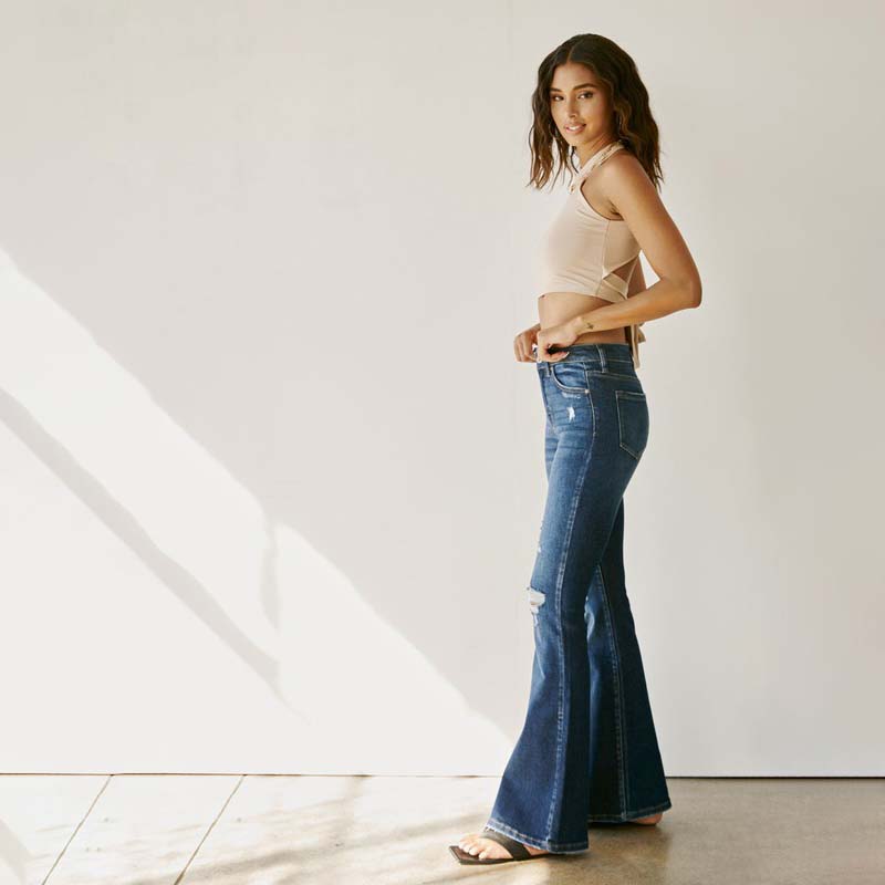 The Casandra High Rise Flare Jeans