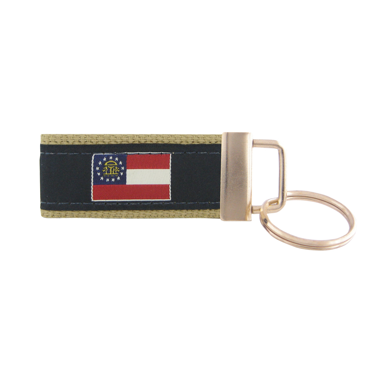 Georgia Flag Key Fob