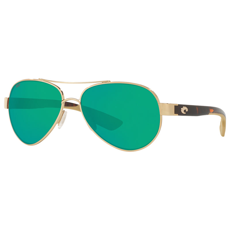 Loreto Rose Gold Frames with Green Mirrored Lens 580P