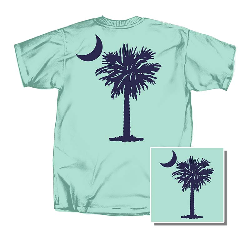 Palm Front and Back Short Sleeve T-Shirt