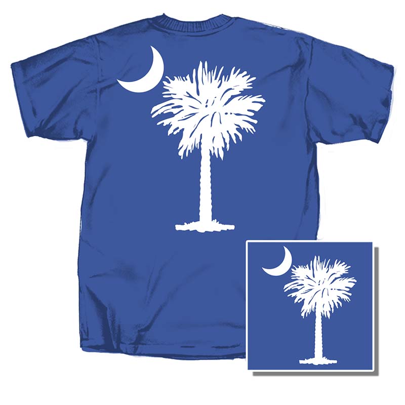 Palm Front and Back Short Sleeve T-Shirt