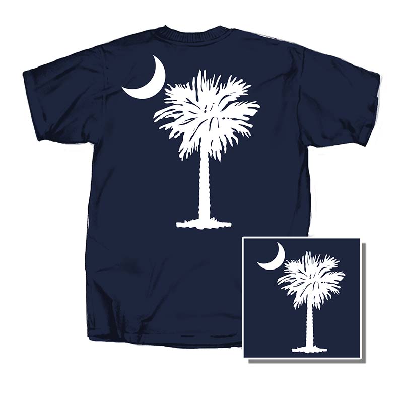 Palm Front and Back Short Sleeve T-Shirt