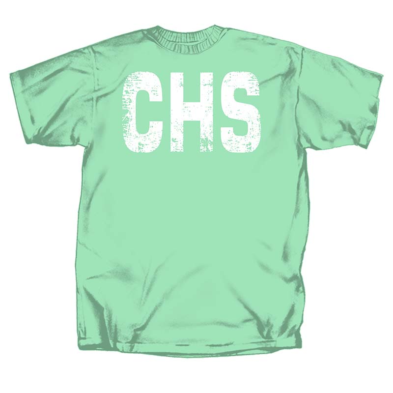 Distressed CHS Airport Code Short Sleeve T-Shirt