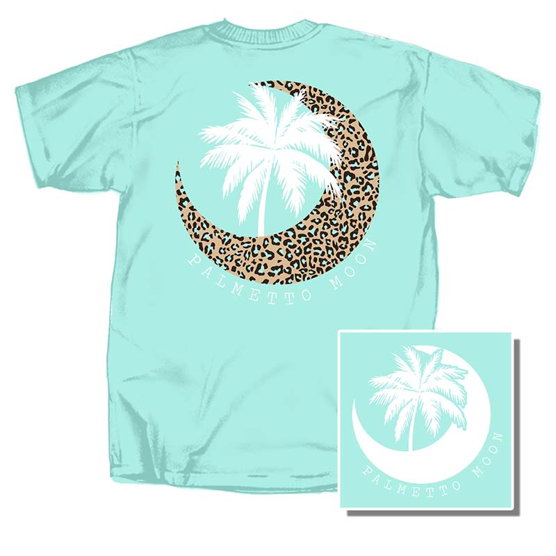 Leopard Moon Palm Short Sleeve T-Shirt