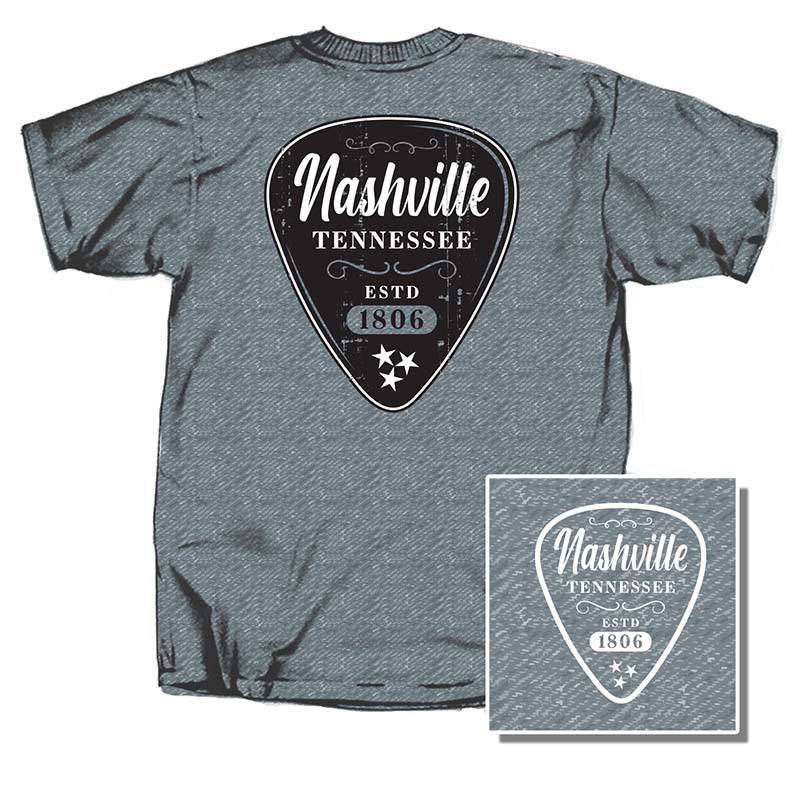 Nashville Guitar Pick Short Sleeve T-Shirt