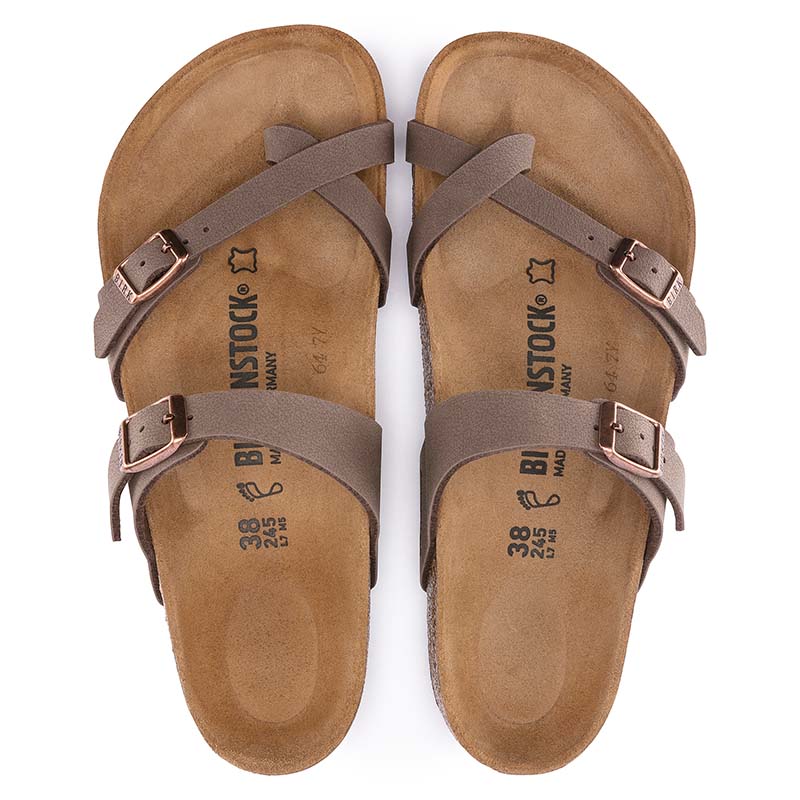 Mayari Birkibuc Sandals in Mocha