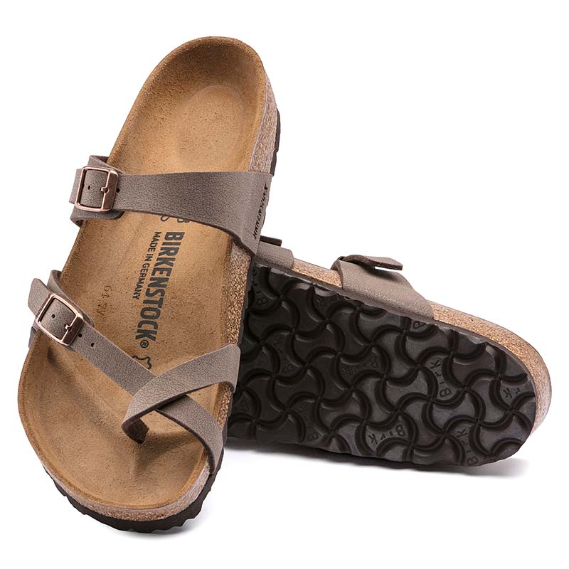 Mayari Birkibuc Sandals in Mocha