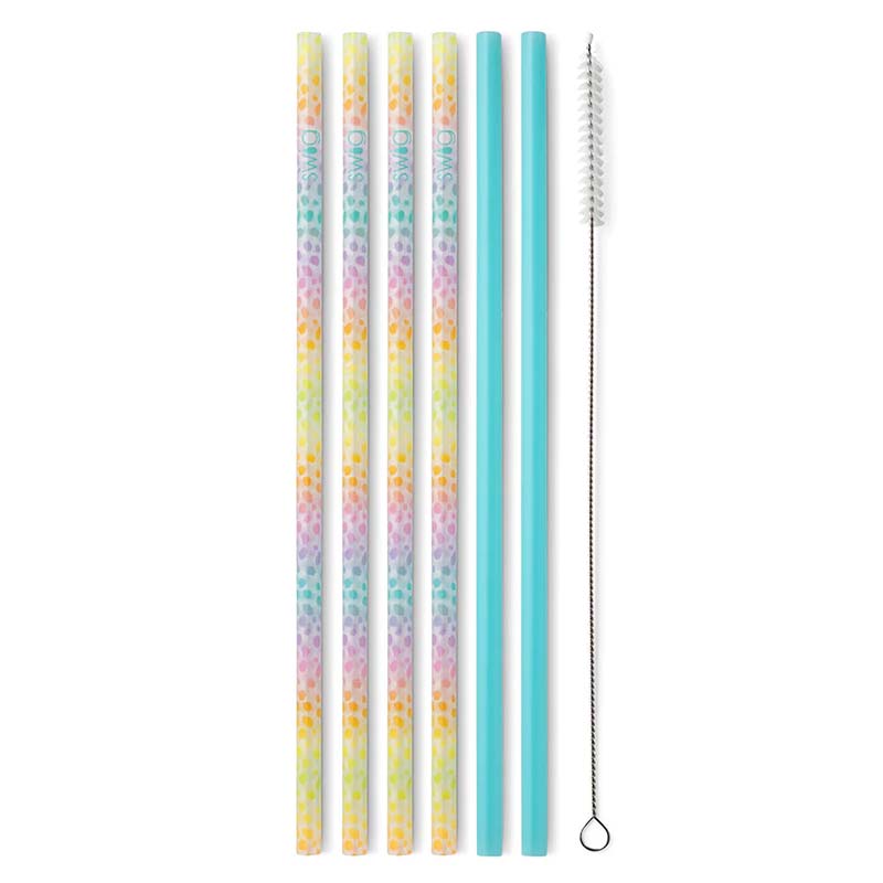 Wild Child and Aqua Tall Straw Set