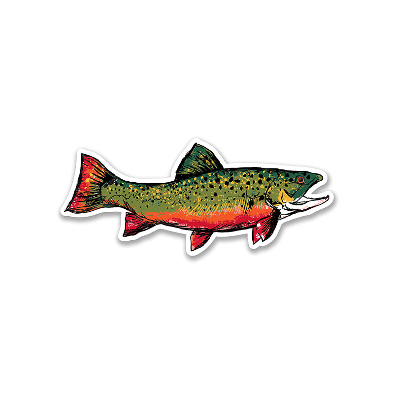 Trout Sticker