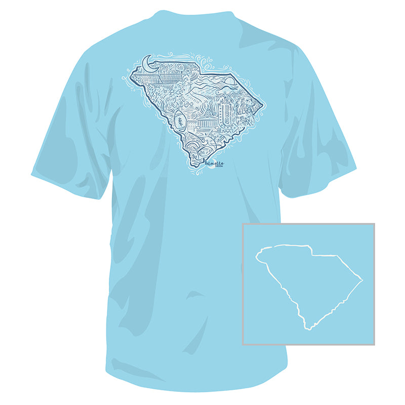 South Carolina State Collage Short Sleeve T-Shirt