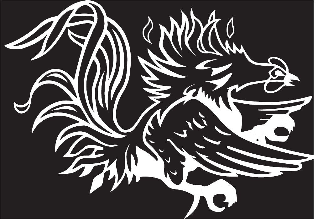 South Carolina Gamecock 6 inch Decal