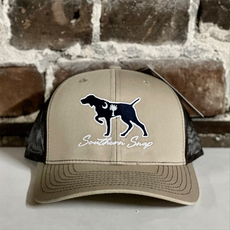 tan South Carolina Palm Pointer Trucker Hat