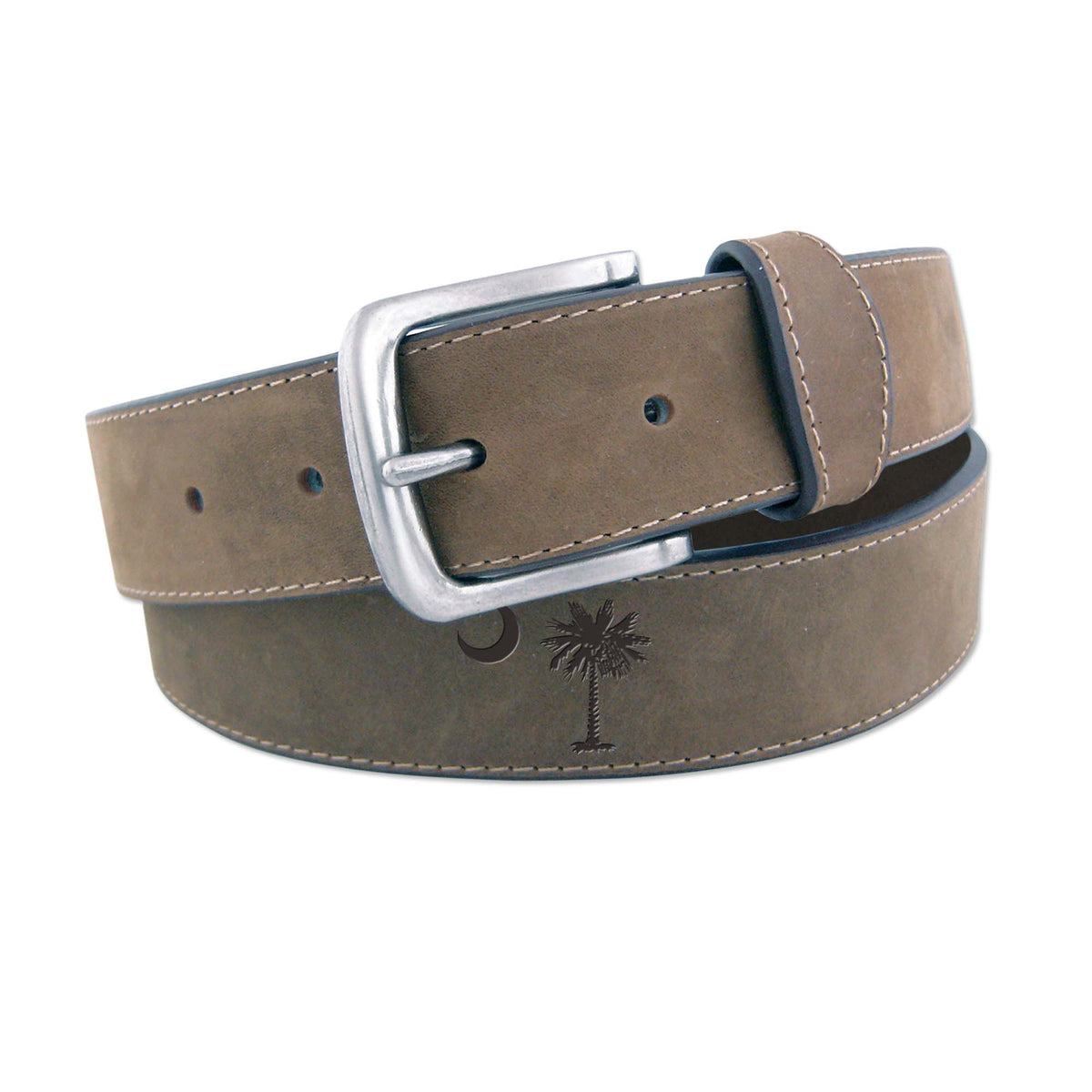 Palm Moon Embossed Belt