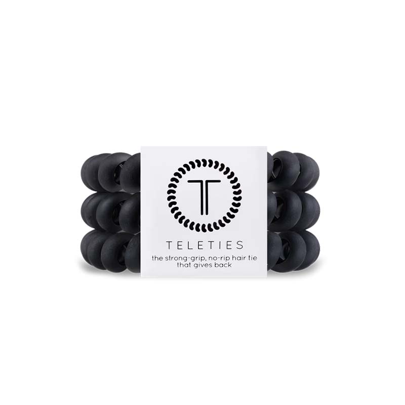 Matte Black Hair Tie 3 Pack