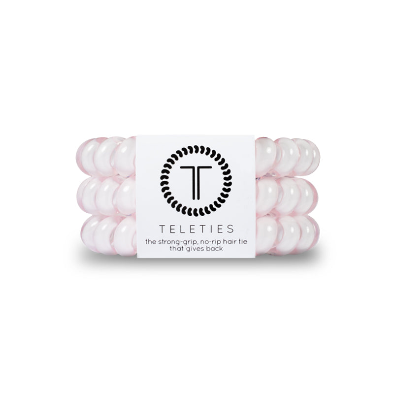 Rosewater Pink Large Hair Tie 3 Pack