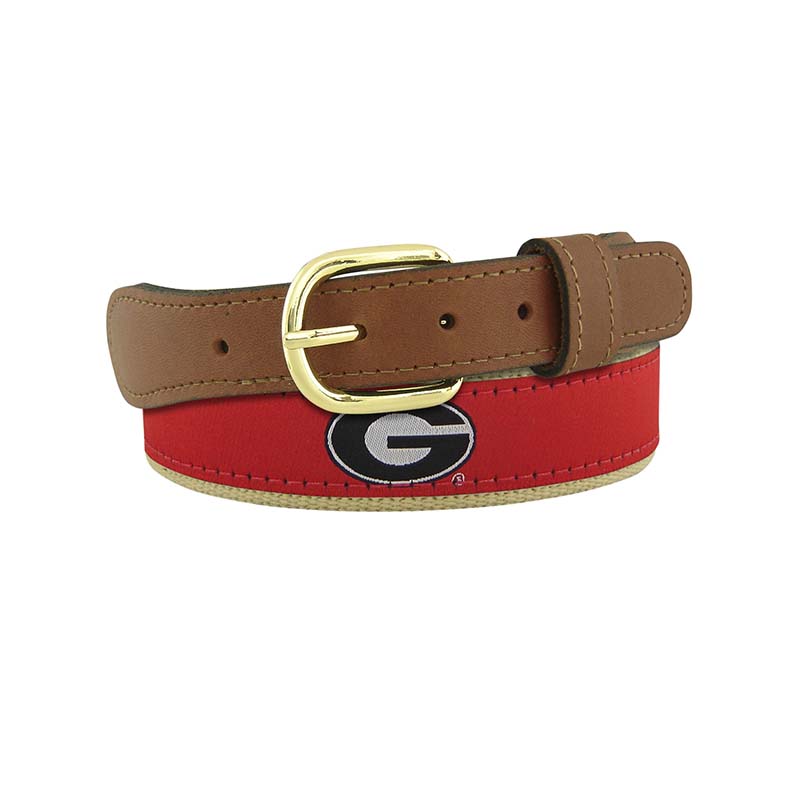 UGA Ribbon Belt