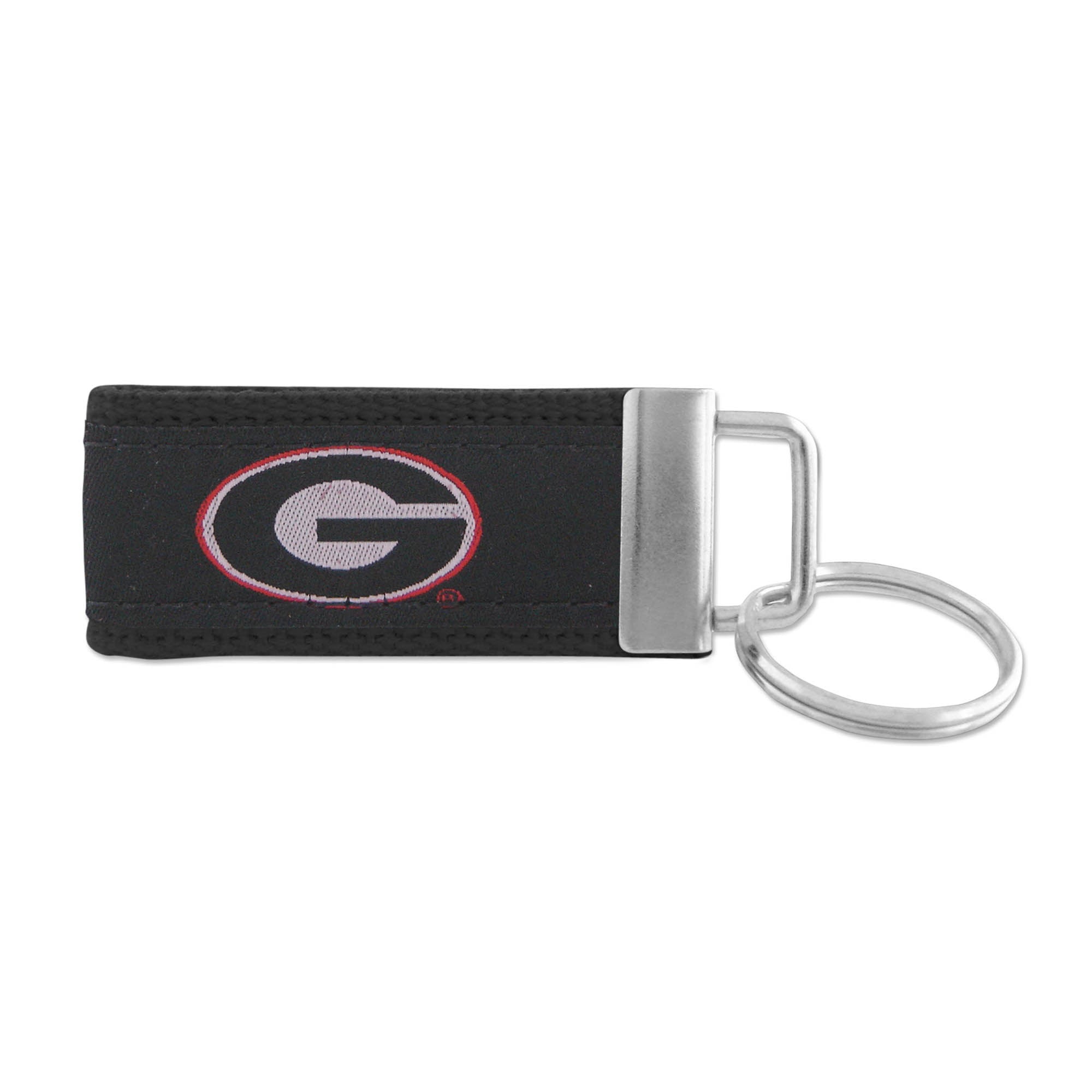 University of Georgia Key Fob in Black/Red