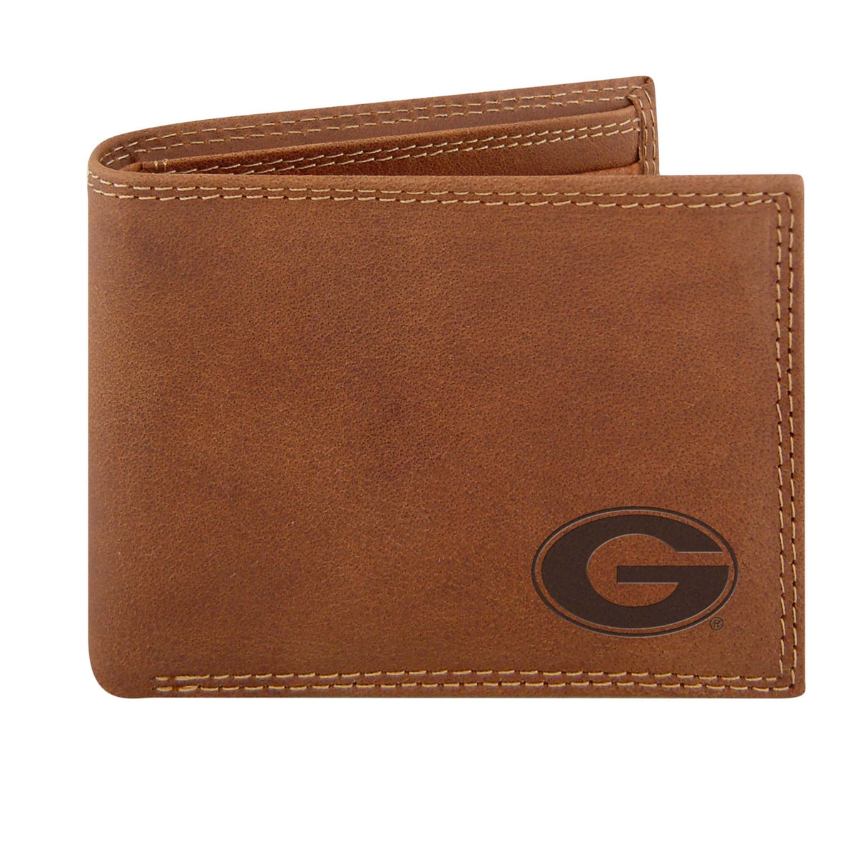 UGA Embossed Leather Bifold