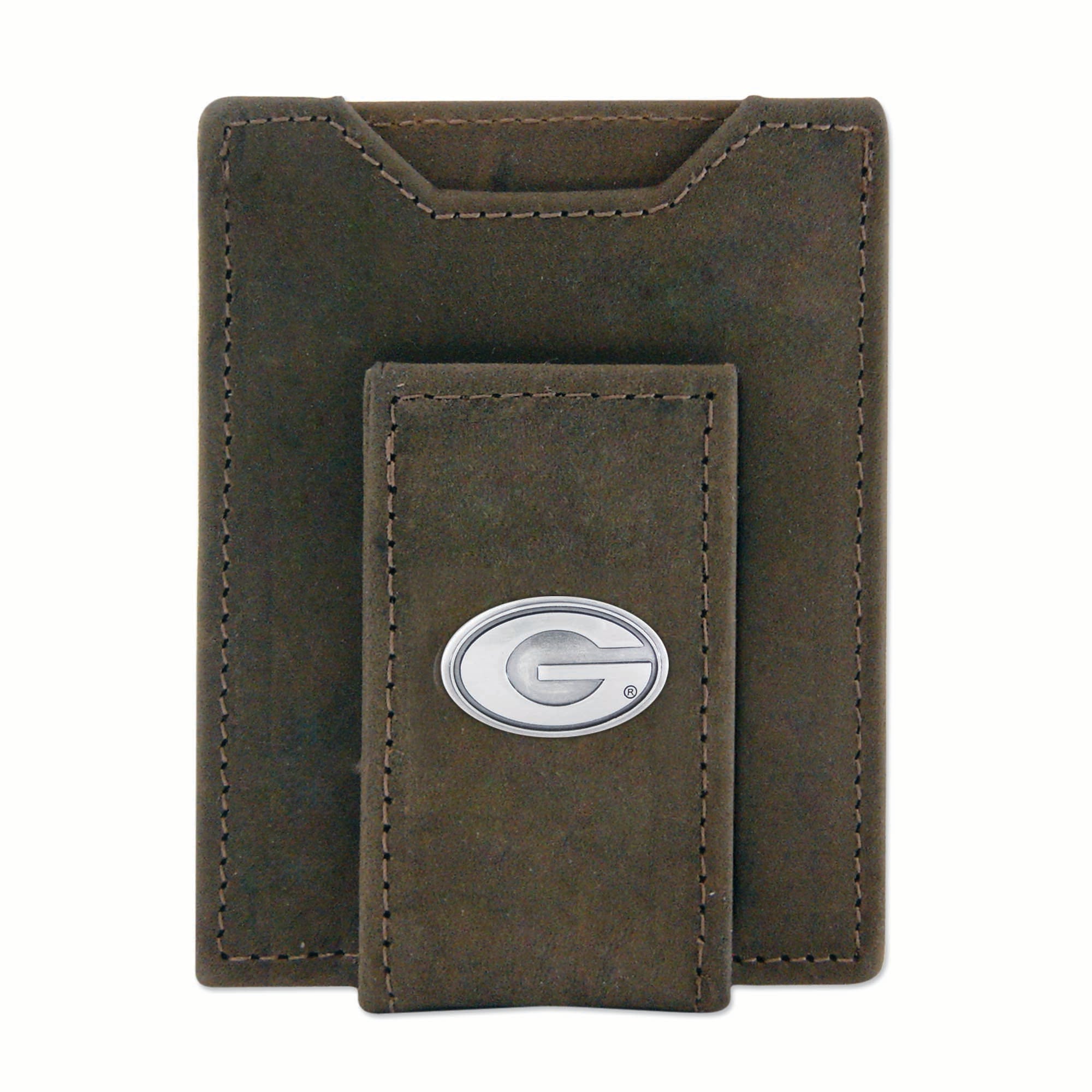 UGA Crazy Horse Conch Leather Clip