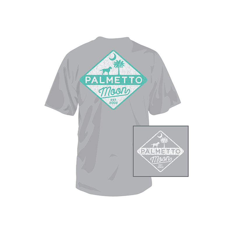 Youth Diamond Dog Pledge Gray Short Sleeve T-Shirt