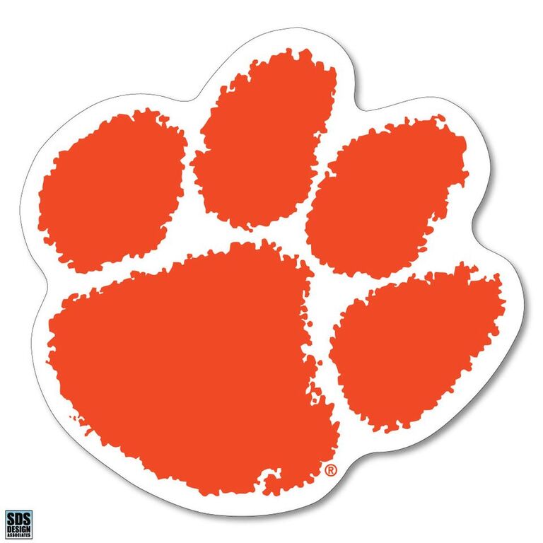 Clemson Paw 6" Magnet